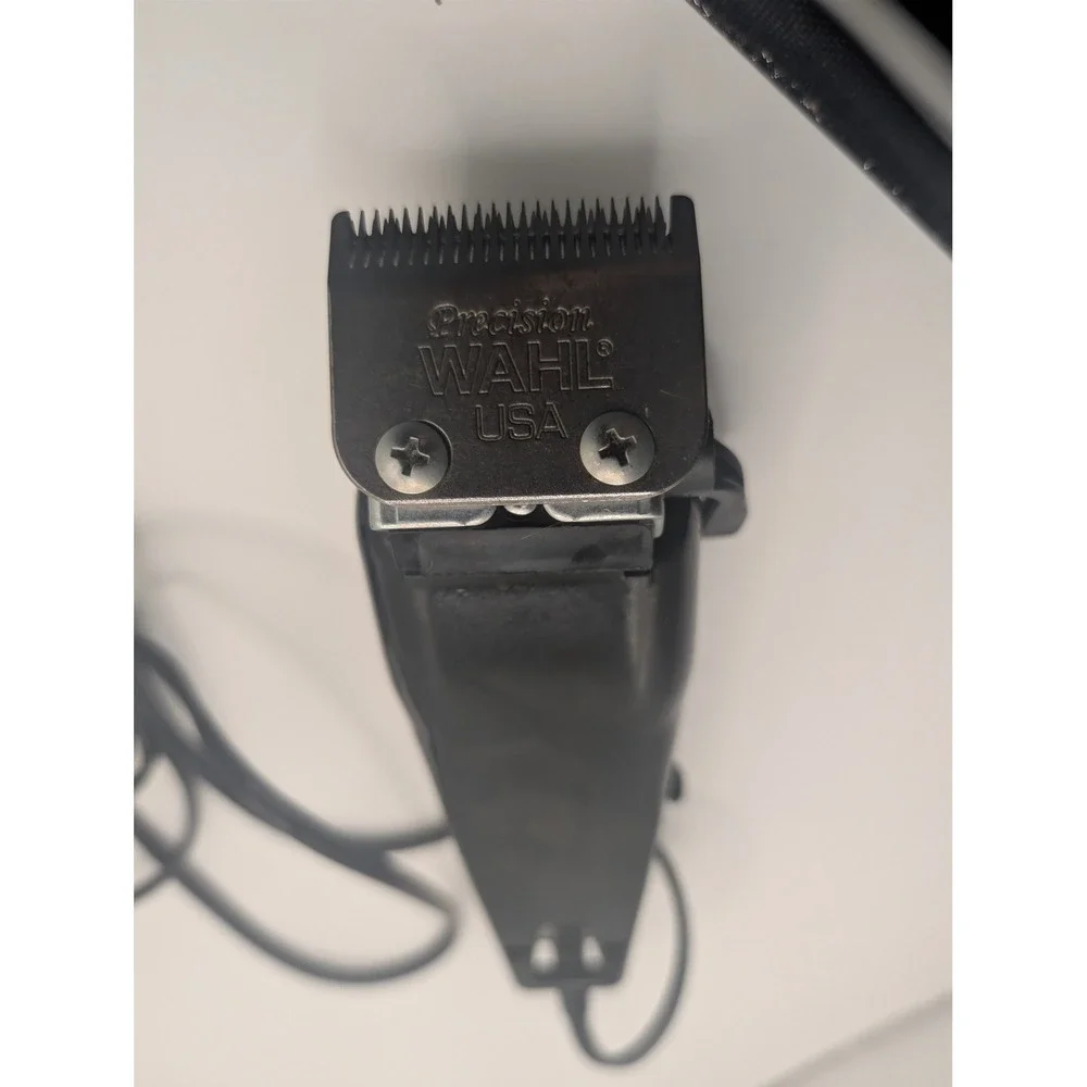Wahl Hair Clipper Men Black MC2 Corded Precision Blade Kit With Case 11pc
